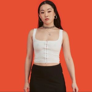 Unif Size small White corset